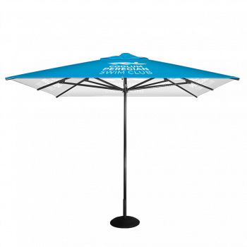 6’x6′ Saville Square Patio Umbrella Custom Printed