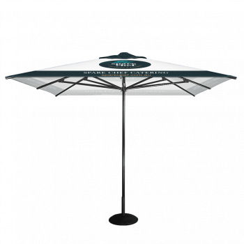 10’x10′ Saville Square Patio Umbrella Custom Printed